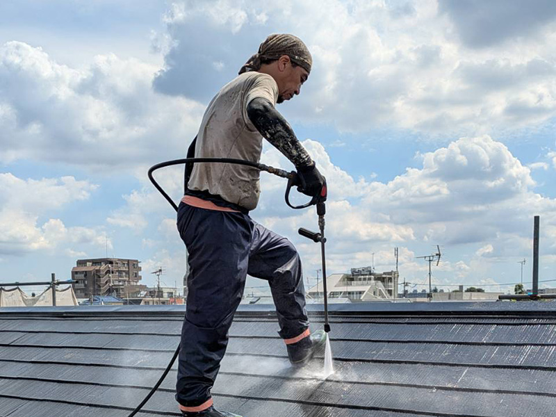 高圧洗浄・下地補修